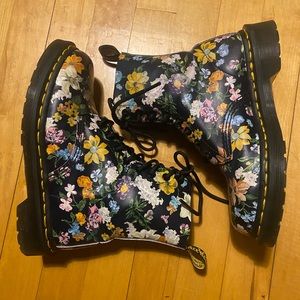 Limited release floral Dr Martens